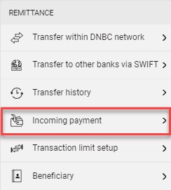 Where can I find a previous payment to my account?